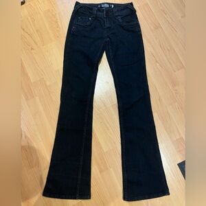 Vintage Nitrogen Dark Blue Low Rise Bootcut Jeans